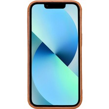 PLM Apple iPhone 13 Pro Uyumlu Deri Arka Kapak Rock RST2EF Taba