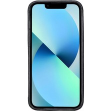 PLM Apple iPhone 13 Pro Uyumlu Deri Arka Kapak Rock Rst1 Siyah