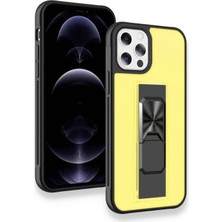 Nettech Apple iPhone 12 Pro Max Uyumlu Microcase Mıknatıs Yüzüklü Silikon Kılıf