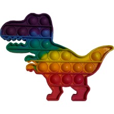 Pop it Up Popit Toys Pop It Push Bubble Fidget Özel Duyusal Zihinsel Stres Oyuncağı-Dinazor