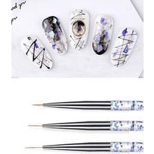 Aba Nails Nail Art Fırça Seti 3lü