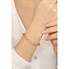 Mistik Silver Beyaz Taşlı Gümüş Gurmet Bileklik