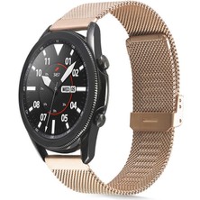 Case 4U Samsung Galaxy Watch Metal Kayış Kordon Milano Loop 46mm KRD-45 Rose Gold