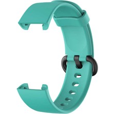 Case 4U Xiaomi Redmi Watch (Mi Watch Lite) Klasik Yumuşak Silikon Kayış Kordon Turkuaz