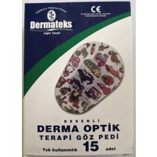 Coverco Şaşlık Dermateks Optik Göz Pedi Desenli 15 Li