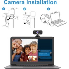 Golden Times Masaüstü Pc Bilgisayarı Için Mikrofonlu Webcam Kamera (Yurt Dışından)