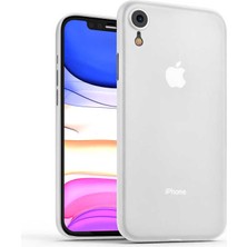 MobaxAksesuar Apple iPhone Xr 6.1 Kılıf A+ Ultra Ince Sert Kapak