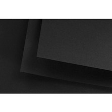 Fabriano Black Black Çok Amaçlı Pürüzsüz Yüzeyli Kağıt 300 gr 50X70 cm 10'lu Paket Siyah