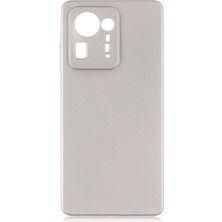 noktaks - Xiaomi Mi Mix 4 - Kılıf Mat Soft Premier Silikon Kapak - Gold - T18849