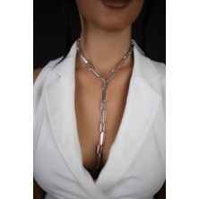 Noble Accessory Noble Unisex Silver Zincir Kolye