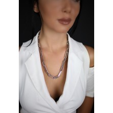 Noble Accessory Noble Unisex Silver Zincir Kolye