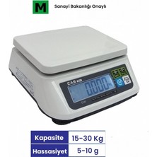 Cas Sw Iı 30 kg Onaylı Tartım Terazisi RS-232