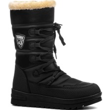 Twingo Kız Çocuk Termal Kar Bot Düz Topuklu Microfiber Malzemeden Rahat ve Su Geçirmez