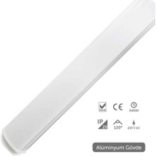 Inoled 40 W LED Bant Armatür Alüminyum Gövde Günışığı 3000K