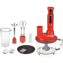 Bambum Monster Blender Set Kırmızı 5 Parça