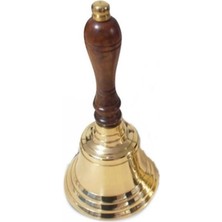 Bayrak El Çanı Zil  Okul Çanı  Okul Zili  17 cm