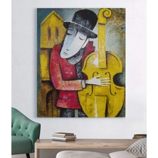 MonoStella Marinne Vias Sokak Müzisyenleri Kanvas Tablo