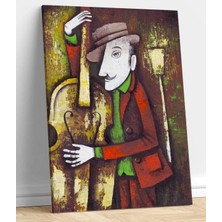 MonoStella Marinne Vias Sokak Müzisyenleri Kanvas Tablo