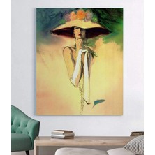 MonoStella Zarif Kadın Kanvas Tablo