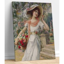 MonoStella Emile Vernon - The Flower Girl Tablosu