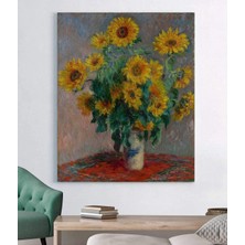 MonoStella Claude Monet Ayçiçekleri Kanvas Tablo
