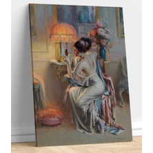 MonoStella Delphin Enjolras Aynaya Bakış Kanvas Tablo