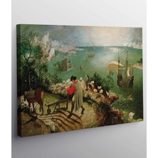 MonoStella Pieter Brueghel - Ikarus'un Düşüşü Kanvas Tablo