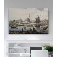 MonoStella Jean-Baptiste Hilair - Yeni Camii ve Istanbul Limanı Tablosu