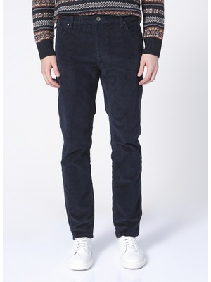 Lee Cooper 221 Lcm 221005 Ricky Nd 1   Yüksek Bel Regular Straight Düz Lacivert Erkek Chino Pantolon