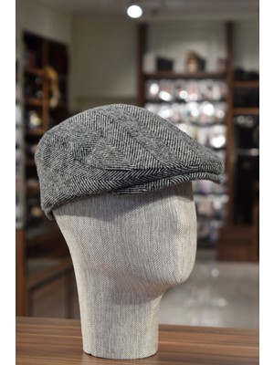 Göksu Şapka Erkek Kışlık Spor Kasket Lastikli Şapka Balıksırtı