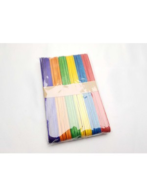 Be Beauty Büyük Renkli Dil Çubuğu 2 cm Genişlik 15 cm Boy