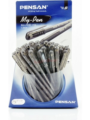 Pensan Tükenmez  Pensan My Pen Siyah 60’lı Stand