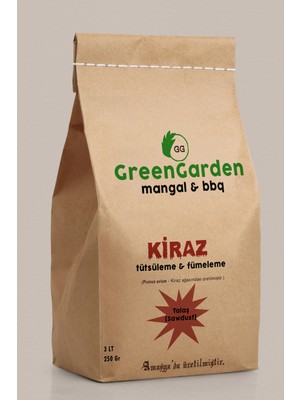 Green Garden Kiraz Tütsüleme Aroma Talaşı - Mangal Barbekü Tütsü ve Aroma Talaşı 3 Litre