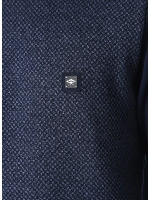 Lee Cooper 221 Lcm 241042 Ethan  Bisiklet Yaka Normal Bel Normal Kalıp Düz Lacivert Erkek Sweatshirt