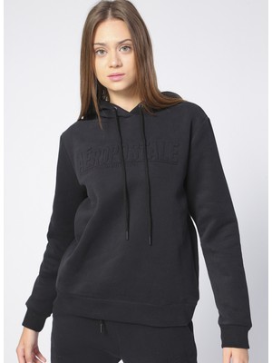 Aeropostale Charlot Bisiklet Yaka Uzun Kol    Siyah Kadın Sweatshirt