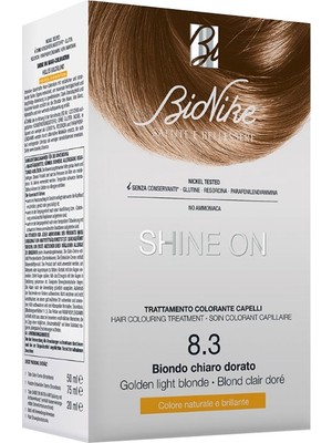 Bionike Shine On Saç Boyama Kiti - 8.3 Altın Sarı
