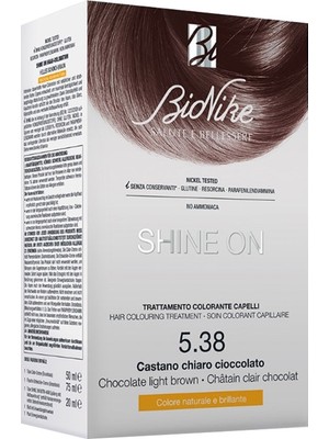 Bionike Shine On Saç Boyama Kiti - 5.38 Çikolata Kahve