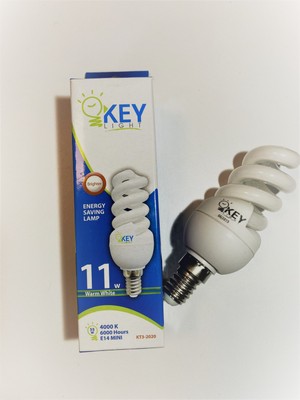 Key Light 11W 10 Adet Enerji Tasarruflu Ampul Gün Işığı