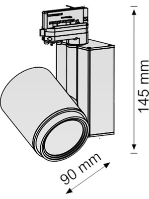 ZG Ledli Ray Spot 40 W 3000K GÜNIŞIĞI Samsung Led Tridonic Driver