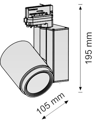 ZG Ledli Ray Spot 30 W 3000K GÜNIŞIĞI Samsung Led Tridonic Driver