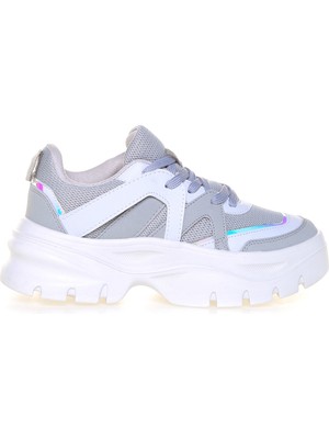 Limon Tekstil + Suni Deri Kadın Sneaker