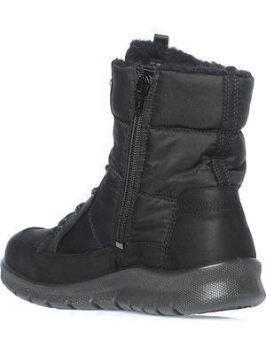 Ecco Babett Boot Blackblack Oil Nubuckte Siyah Kadın Bot