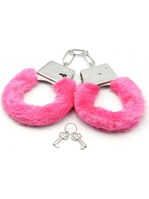 Ozcmax  Pembe Peluş Kelepçe-
