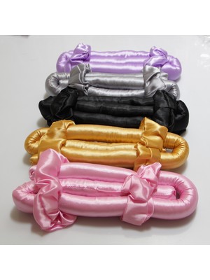 Dem Spor Isısız Saç Şekillendirme Seti Saç Sosisi Ipek Saten Toka Seti