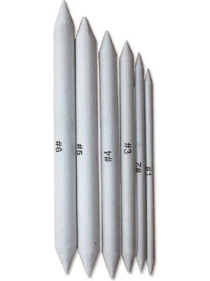 Tahtakalehobi Toz Pastel Dağıtıcı Kağıt Kalem Seti Paper Stump-Tortillion 6'lı