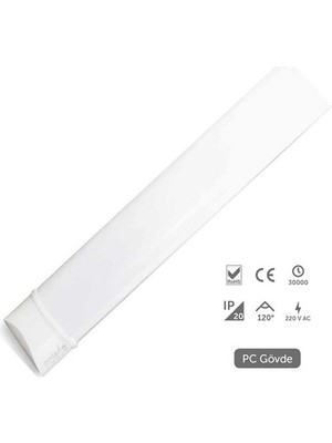 Inoled 36 W LED Bant Armatür Günışığı 3000K 120 cm
