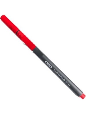 FKM Ceo Fineliner Plus 0.4 mm  Kırmızı  Renkli Kalem