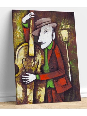 MonoStella Marinne Vias Sokak Müzisyenleri Kanvas Tablo