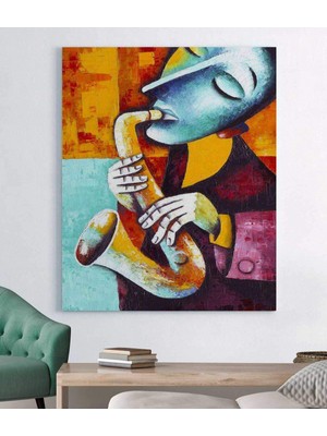 MonoStella Marinne Vias Sokak Müzisyenleri Kanvas Tablo