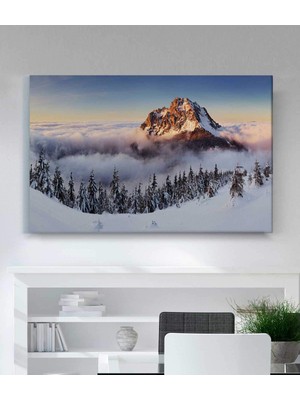 MonoStella Kış Manzara Kanvas Tablo
